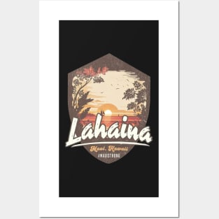 Lahaina Hawaii Maui Strong Support Posters and Art